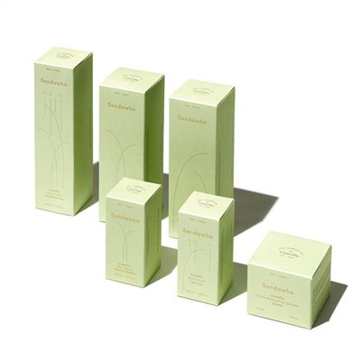 Veido valiklio pakuotės dėžutė